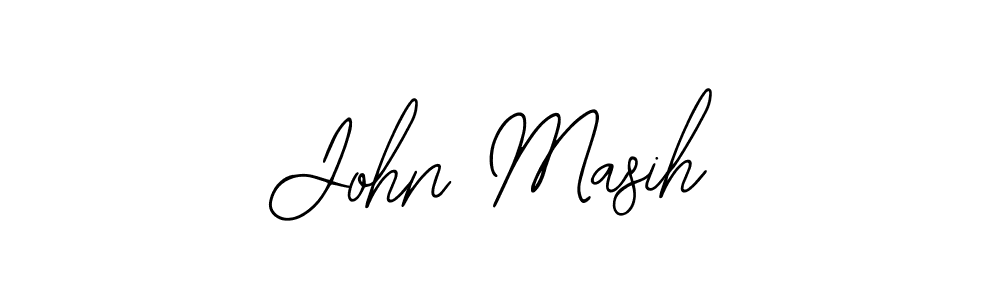 The best way (Bearetta-2O07w) to make a short signature is to pick only two or three words in your name. The name John Masih include a total of six letters. For converting this name. John Masih signature style 12 images and pictures png