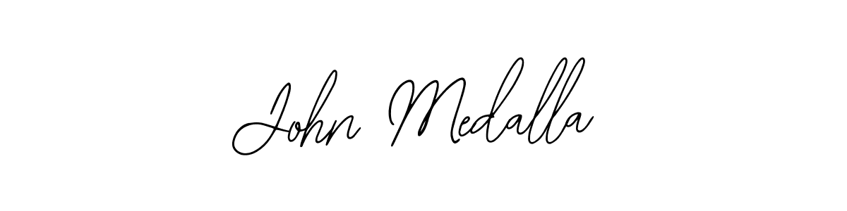 Create a beautiful signature design for name John Medalla. With this signature (Bearetta-2O07w) fonts, you can make a handwritten signature for free. John Medalla signature style 12 images and pictures png