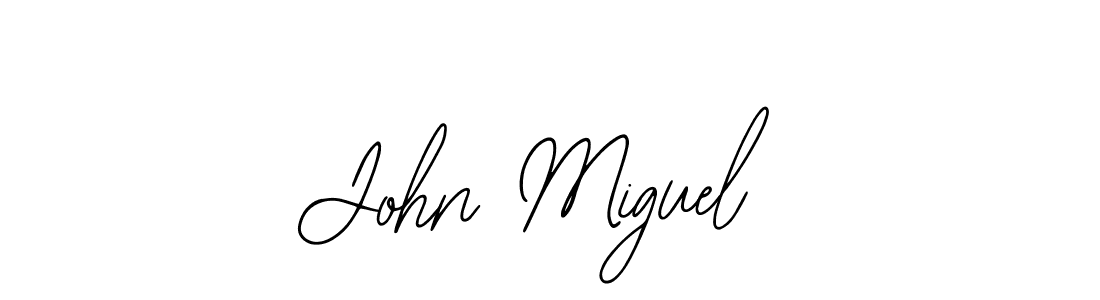 Also You can easily find your signature by using the search form. We will create John Miguel name handwritten signature images for you free of cost using Bearetta-2O07w sign style. John Miguel signature style 12 images and pictures png