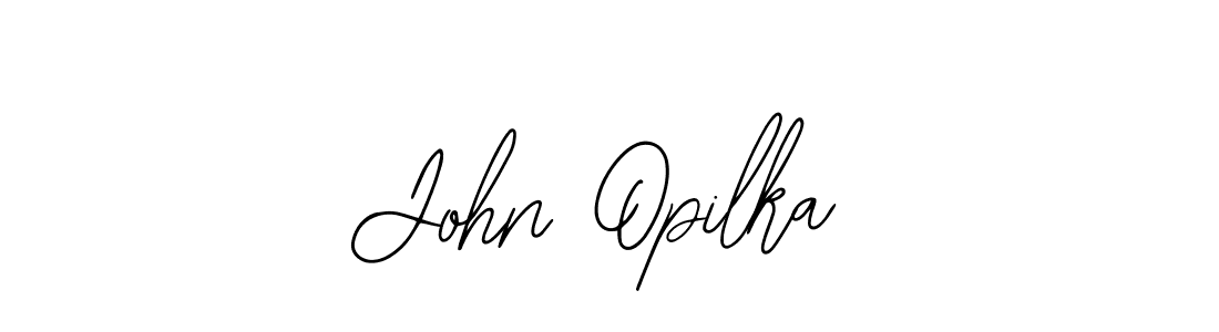 Also we have John Opilka name is the best signature style. Create professional handwritten signature collection using Bearetta-2O07w autograph style. John Opilka signature style 12 images and pictures png