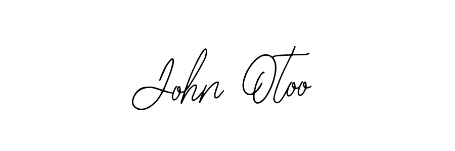 Also we have John Otoo name is the best signature style. Create professional handwritten signature collection using Bearetta-2O07w autograph style. John Otoo signature style 12 images and pictures png