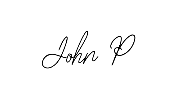 The best way (Bearetta-2O07w) to make a short signature is to pick only two or three words in your name. The name John P include a total of six letters. For converting this name. John P signature style 12 images and pictures png