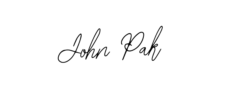 How to Draw John Pak signature style? Bearetta-2O07w is a latest design signature styles for name John Pak. John Pak signature style 12 images and pictures png