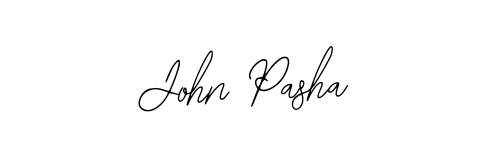 How to make John Pasha signature? Bearetta-2O07w is a professional autograph style. Create handwritten signature for John Pasha name. John Pasha signature style 12 images and pictures png