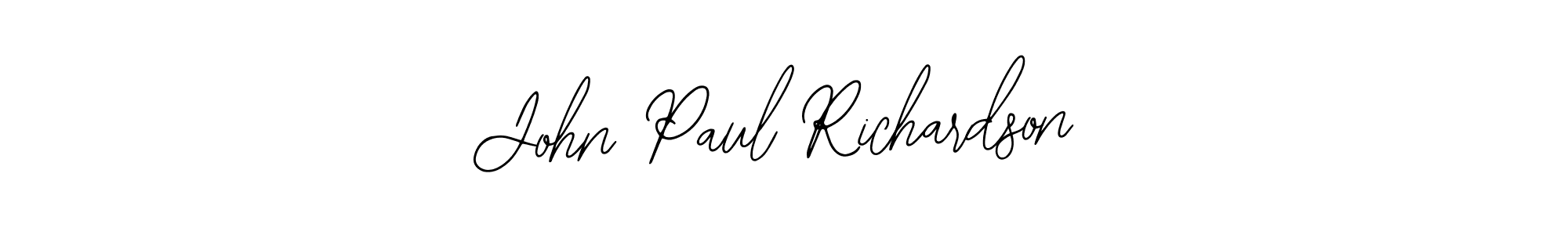 Create a beautiful signature design for name John Paul Richardson. With this signature (Bearetta-2O07w) fonts, you can make a handwritten signature for free. John Paul Richardson signature style 12 images and pictures png