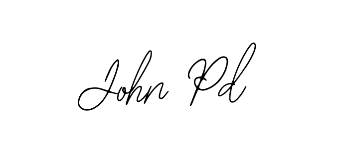 Bearetta-2O07w is a professional signature style that is perfect for those who want to add a touch of class to their signature. It is also a great choice for those who want to make their signature more unique. Get John Pd name to fancy signature for free. John Pd signature style 12 images and pictures png