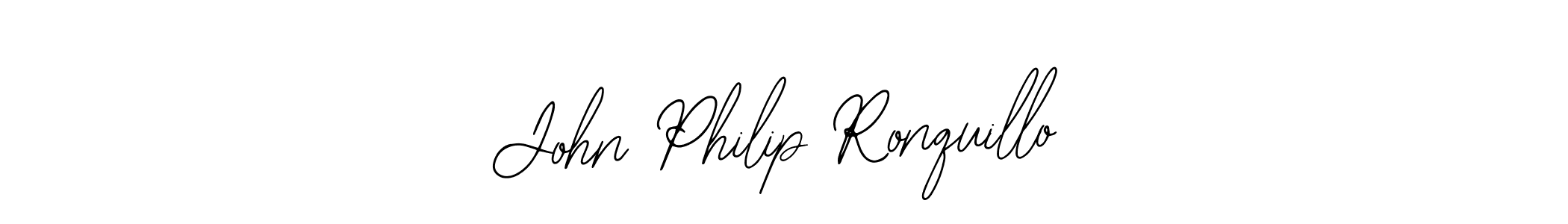 How to make John Philip Ronquillo signature? Bearetta-2O07w is a professional autograph style. Create handwritten signature for John Philip Ronquillo name. John Philip Ronquillo signature style 12 images and pictures png