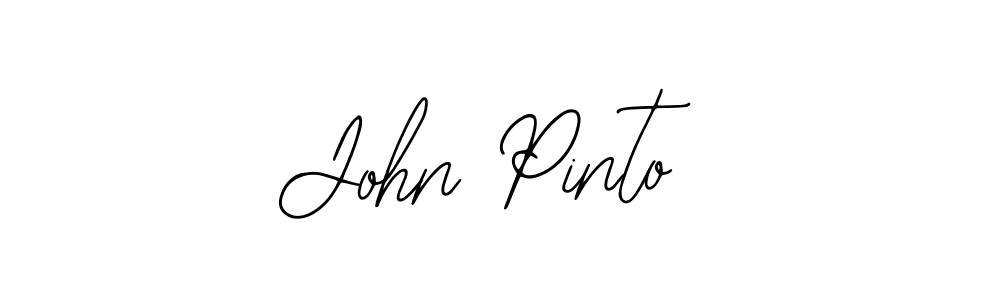 John Pinto stylish signature style. Best Handwritten Sign (Bearetta-2O07w) for my name. Handwritten Signature Collection Ideas for my name John Pinto. John Pinto signature style 12 images and pictures png