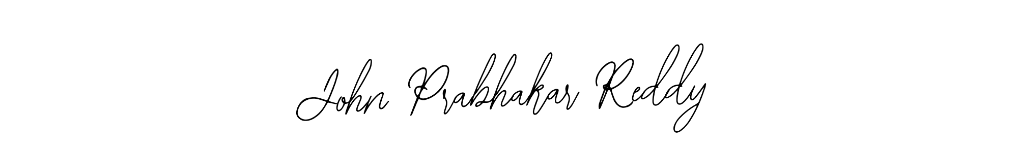 How to make John Prabhakar Reddy name signature. Use Bearetta-2O07w style for creating short signs online. This is the latest handwritten sign. John Prabhakar Reddy signature style 12 images and pictures png