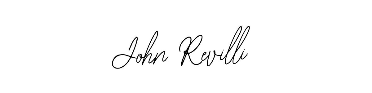 How to make John Revilli signature? Bearetta-2O07w is a professional autograph style. Create handwritten signature for John Revilli name. John Revilli signature style 12 images and pictures png