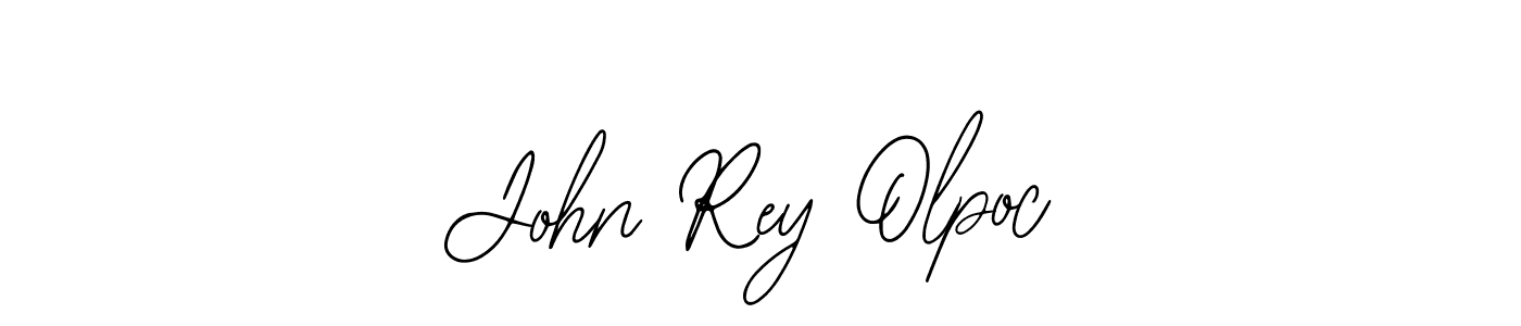 John Rey Olpoc stylish signature style. Best Handwritten Sign (Bearetta-2O07w) for my name. Handwritten Signature Collection Ideas for my name John Rey Olpoc. John Rey Olpoc signature style 12 images and pictures png