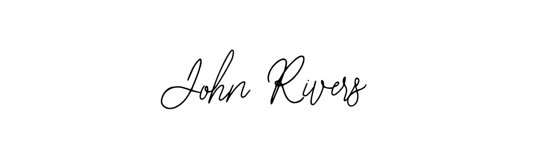 How to make John Rivers name signature. Use Bearetta-2O07w style for creating short signs online. This is the latest handwritten sign. John Rivers signature style 12 images and pictures png