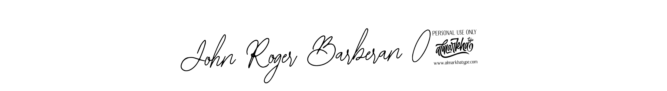 Use a signature maker to create a handwritten signature online. With this signature software, you can design (Bearetta-2O07w) your own signature for name John Roger Barberan 07. John Roger Barberan 07 signature style 12 images and pictures png