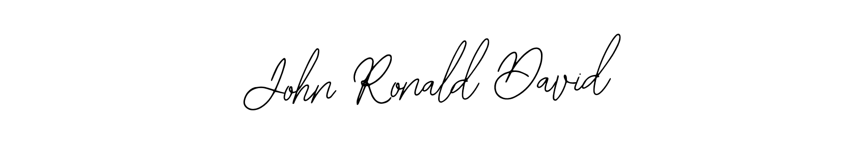 The best way (Bearetta-2O07w) to make a short signature is to pick only two or three words in your name. The name John Ronald David include a total of six letters. For converting this name. John Ronald David signature style 12 images and pictures png
