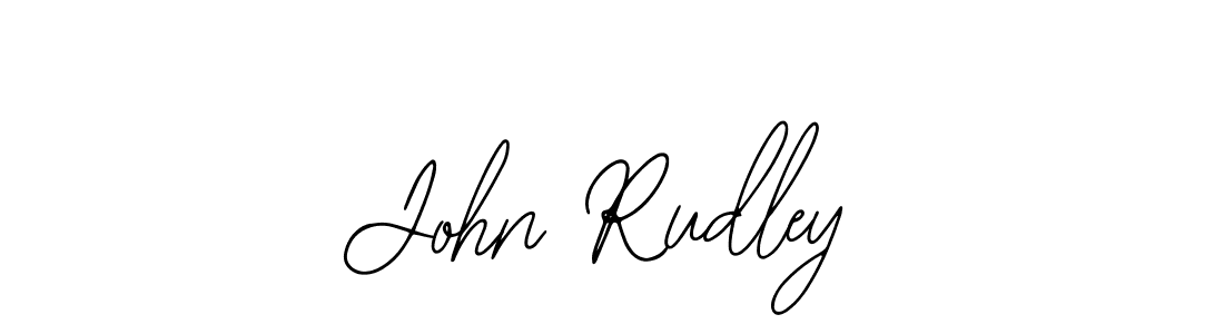 Use a signature maker to create a handwritten signature online. With this signature software, you can design (Bearetta-2O07w) your own signature for name John Rudley. John Rudley signature style 12 images and pictures png