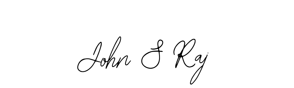 The best way (Bearetta-2O07w) to make a short signature is to pick only two or three words in your name. The name John S Raj include a total of six letters. For converting this name. John S Raj signature style 12 images and pictures png