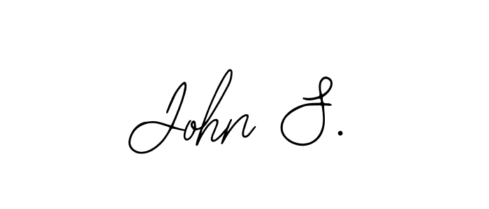 Similarly Bearetta-2O07w is the best handwritten signature design. Signature creator online .You can use it as an online autograph creator for name John S.. John S. signature style 12 images and pictures png