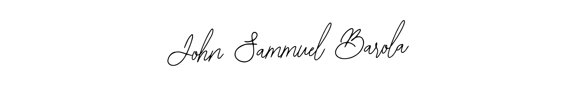 Create a beautiful signature design for name John Sammuel Barola. With this signature (Bearetta-2O07w) fonts, you can make a handwritten signature for free. John Sammuel Barola signature style 12 images and pictures png