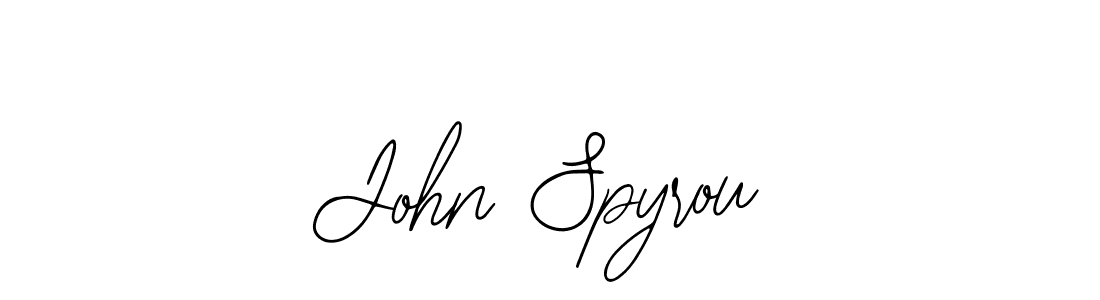 It looks lik you need a new signature style for name John Spyrou. Design unique handwritten (Bearetta-2O07w) signature with our free signature maker in just a few clicks. John Spyrou signature style 12 images and pictures png