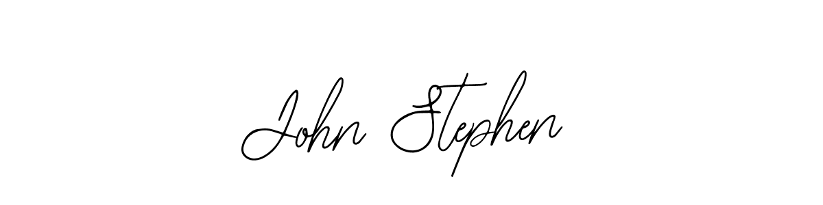 Also we have John Stephen name is the best signature style. Create professional handwritten signature collection using Bearetta-2O07w autograph style. John Stephen signature style 12 images and pictures png