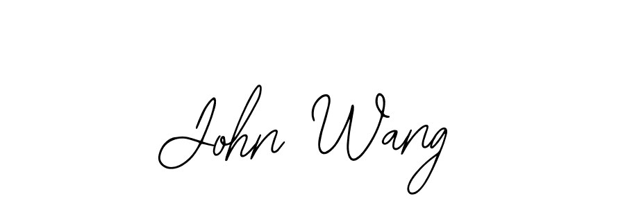 It looks lik you need a new signature style for name John Wang. Design unique handwritten (Bearetta-2O07w) signature with our free signature maker in just a few clicks. John Wang signature style 12 images and pictures png