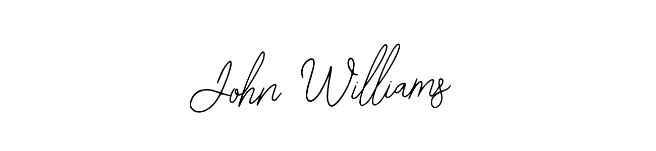 if you are searching for the best signature style for your name John Williams. so please give up your signature search. here we have designed multiple signature styles  using Bearetta-2O07w. John Williams signature style 12 images and pictures png