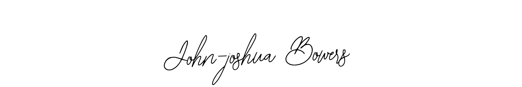 Make a short John-joshua Bowers signature style. Manage your documents anywhere anytime using Bearetta-2O07w. Create and add eSignatures, submit forms, share and send files easily. John-joshua Bowers signature style 12 images and pictures png