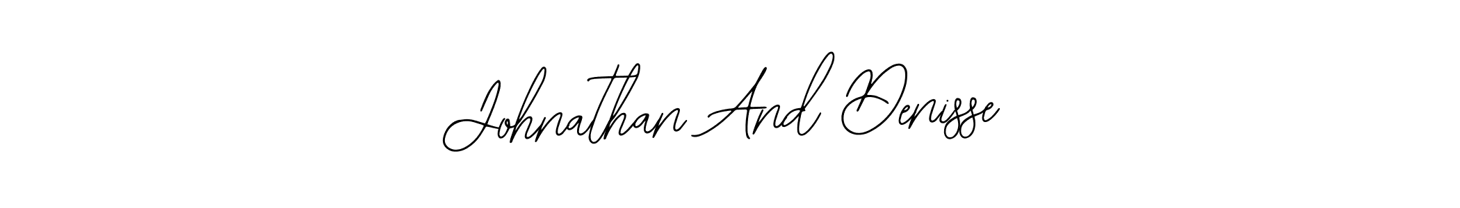 Make a beautiful signature design for name Johnathan And Denisse. Use this online signature maker to create a handwritten signature for free. Johnathan And Denisse signature style 12 images and pictures png
