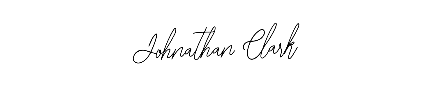 The best way (Bearetta-2O07w) to make a short signature is to pick only two or three words in your name. The name Johnathan Clark include a total of six letters. For converting this name. Johnathan Clark signature style 12 images and pictures png