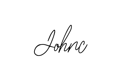 How to make Johnc name signature. Use Bearetta-2O07w style for creating short signs online. This is the latest handwritten sign. Johnc signature style 12 images and pictures png