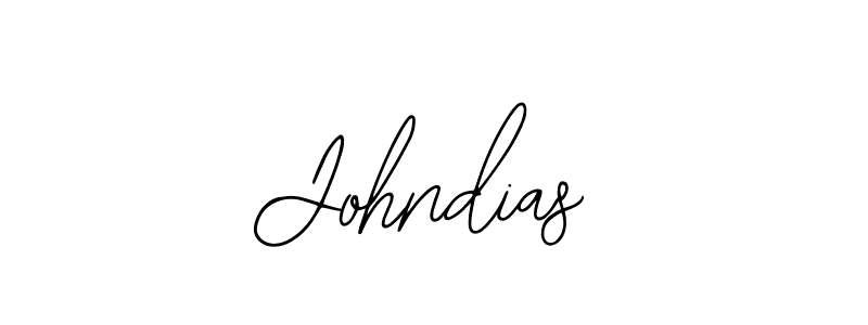 Use a signature maker to create a handwritten signature online. With this signature software, you can design (Bearetta-2O07w) your own signature for name Johndias. Johndias signature style 12 images and pictures png