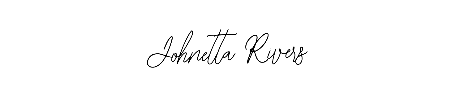 How to make Johnetta Rivers name signature. Use Bearetta-2O07w style for creating short signs online. This is the latest handwritten sign. Johnetta Rivers signature style 12 images and pictures png