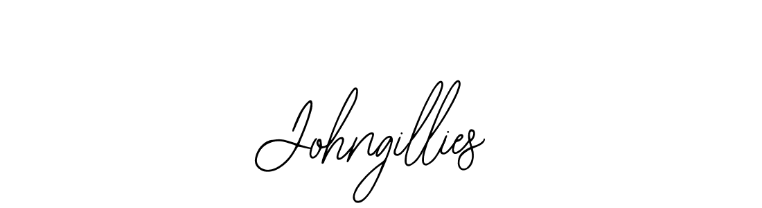 Johngillies stylish signature style. Best Handwritten Sign (Bearetta-2O07w) for my name. Handwritten Signature Collection Ideas for my name Johngillies. Johngillies signature style 12 images and pictures png