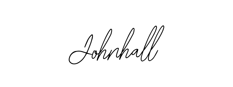 Use a signature maker to create a handwritten signature online. With this signature software, you can design (Bearetta-2O07w) your own signature for name Johnhall. Johnhall signature style 12 images and pictures png
