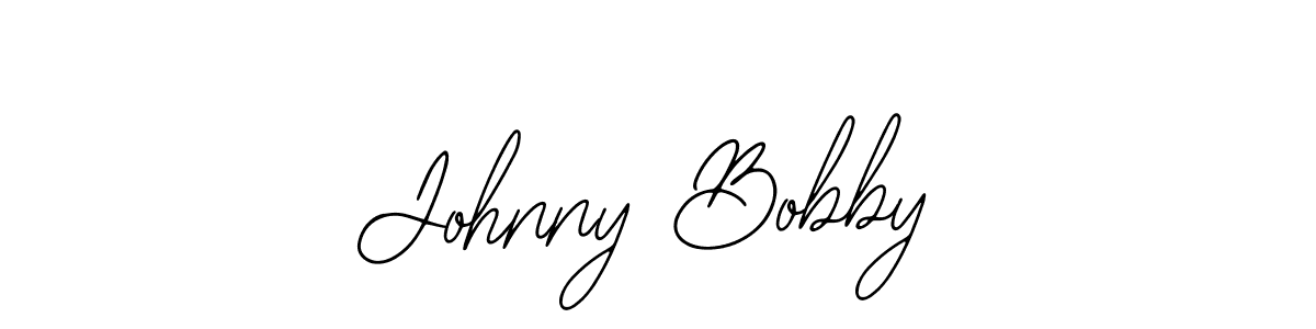 You should practise on your own different ways (Bearetta-2O07w) to write your name (Johnny Bobby) in signature. don't let someone else do it for you. Johnny Bobby signature style 12 images and pictures png