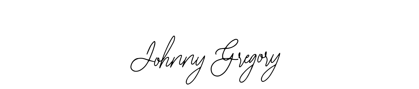 Similarly Bearetta-2O07w is the best handwritten signature design. Signature creator online .You can use it as an online autograph creator for name Johnny Gregory. Johnny Gregory signature style 12 images and pictures png