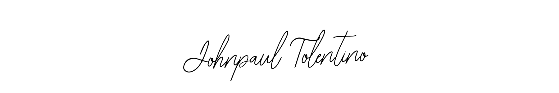 Similarly Bearetta-2O07w is the best handwritten signature design. Signature creator online .You can use it as an online autograph creator for name Johnpaul Tolentino. Johnpaul Tolentino signature style 12 images and pictures png