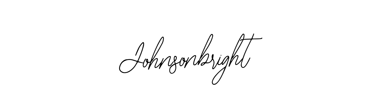 The best way (Bearetta-2O07w) to make a short signature is to pick only two or three words in your name. The name Johnsonbright include a total of six letters. For converting this name. Johnsonbright signature style 12 images and pictures png