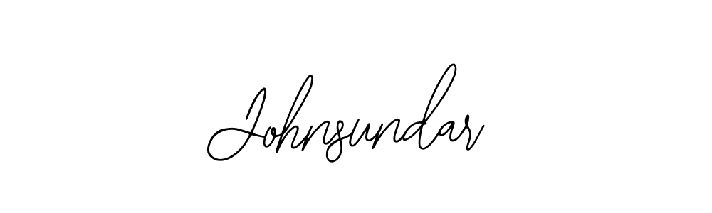 Also we have Johnsundar name is the best signature style. Create professional handwritten signature collection using Bearetta-2O07w autograph style. Johnsundar signature style 12 images and pictures png