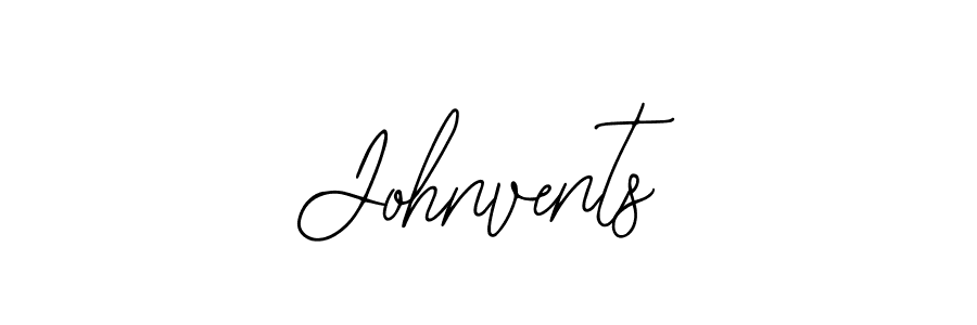 How to make Johnvents signature? Bearetta-2O07w is a professional autograph style. Create handwritten signature for Johnvents name. Johnvents signature style 12 images and pictures png