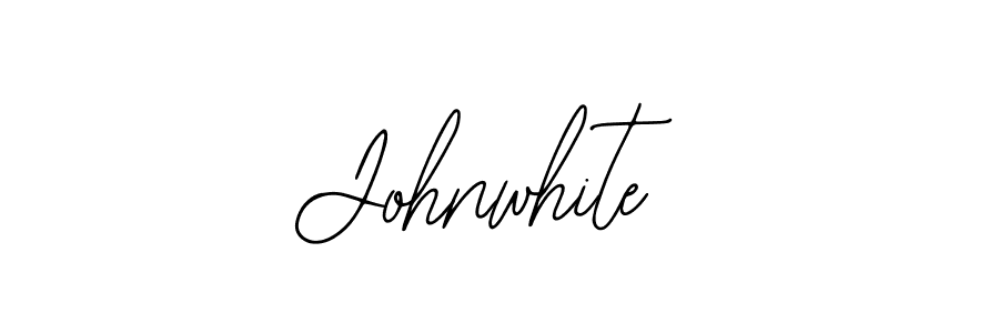 Use a signature maker to create a handwritten signature online. With this signature software, you can design (Bearetta-2O07w) your own signature for name Johnwhite. Johnwhite signature style 12 images and pictures png