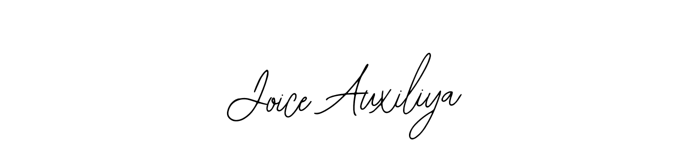 How to make Joice Auxiliya name signature. Use Bearetta-2O07w style for creating short signs online. This is the latest handwritten sign. Joice Auxiliya signature style 12 images and pictures png