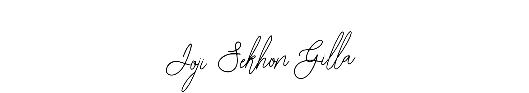 Similarly Bearetta-2O07w is the best handwritten signature design. Signature creator online .You can use it as an online autograph creator for name Joji Sekhon Gilla. Joji Sekhon Gilla signature style 12 images and pictures png