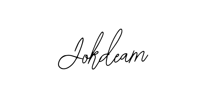 Also we have Jokdeam name is the best signature style. Create professional handwritten signature collection using Bearetta-2O07w autograph style. Jokdeam signature style 12 images and pictures png