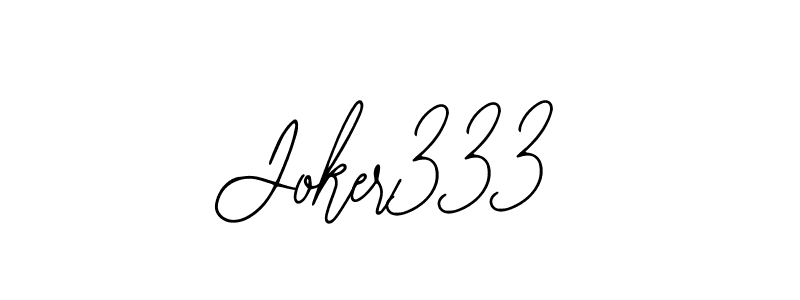 Similarly Bearetta-2O07w is the best handwritten signature design. Signature creator online .You can use it as an online autograph creator for name Joker333. Joker333 signature style 12 images and pictures png