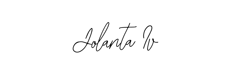 How to make Jolanta Iv signature? Bearetta-2O07w is a professional autograph style. Create handwritten signature for Jolanta Iv name. Jolanta Iv signature style 12 images and pictures png
