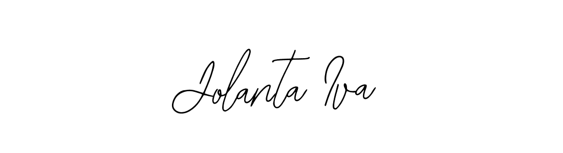 How to make Jolanta Iva signature? Bearetta-2O07w is a professional autograph style. Create handwritten signature for Jolanta Iva name. Jolanta Iva signature style 12 images and pictures png