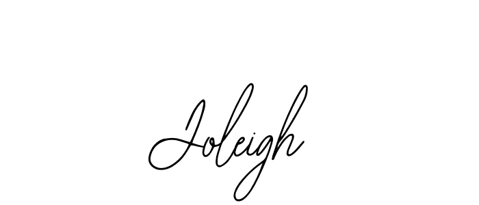 How to make Joleigh name signature. Use Bearetta-2O07w style for creating short signs online. This is the latest handwritten sign. Joleigh signature style 12 images and pictures png