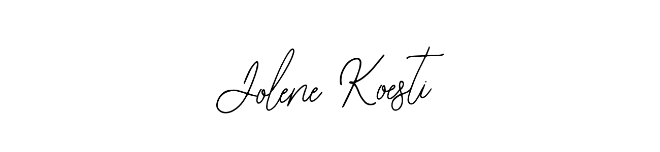 Also we have Jolene Koesti name is the best signature style. Create professional handwritten signature collection using Bearetta-2O07w autograph style. Jolene Koesti signature style 12 images and pictures png