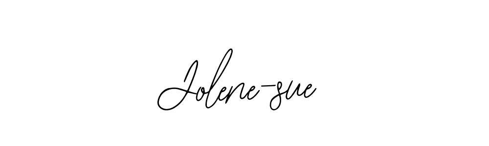 if you are searching for the best signature style for your name Jolene-sue. so please give up your signature search. here we have designed multiple signature styles  using Bearetta-2O07w. Jolene-sue signature style 12 images and pictures png